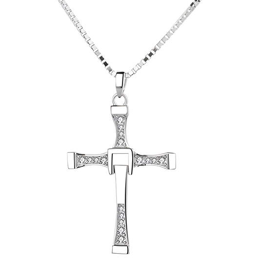 Collar con colgante de cruz